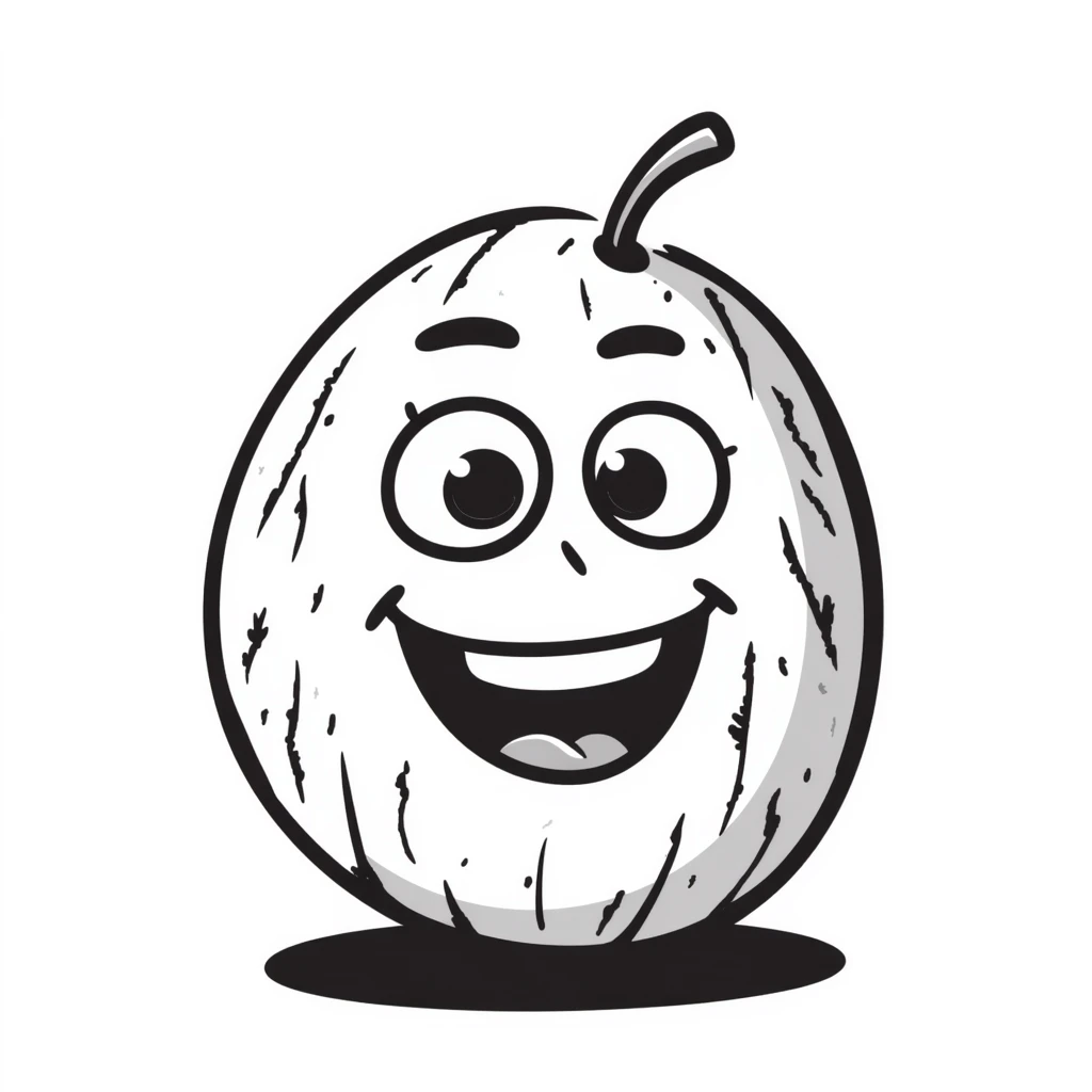 A coconut emoji