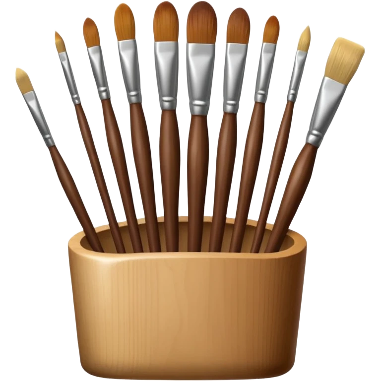 artist brushes emoji