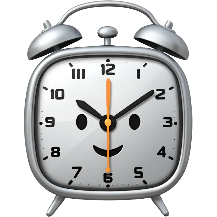 Alarm clock emoji
