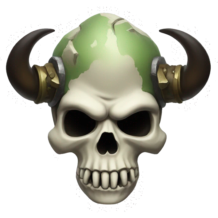 ork skull emoji