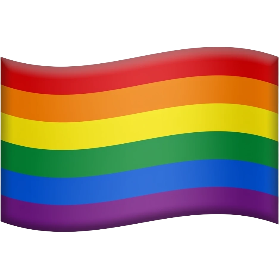 Bandeira gay emoji