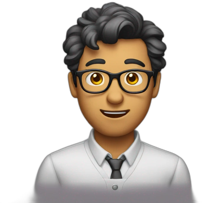 flabbergasted nerd emoji