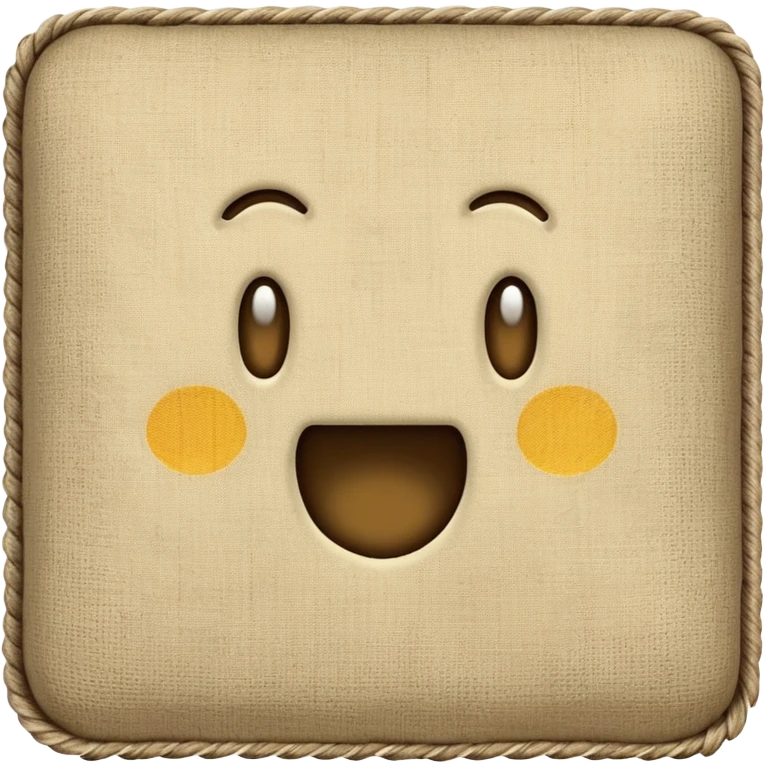 Vintage beige emoji