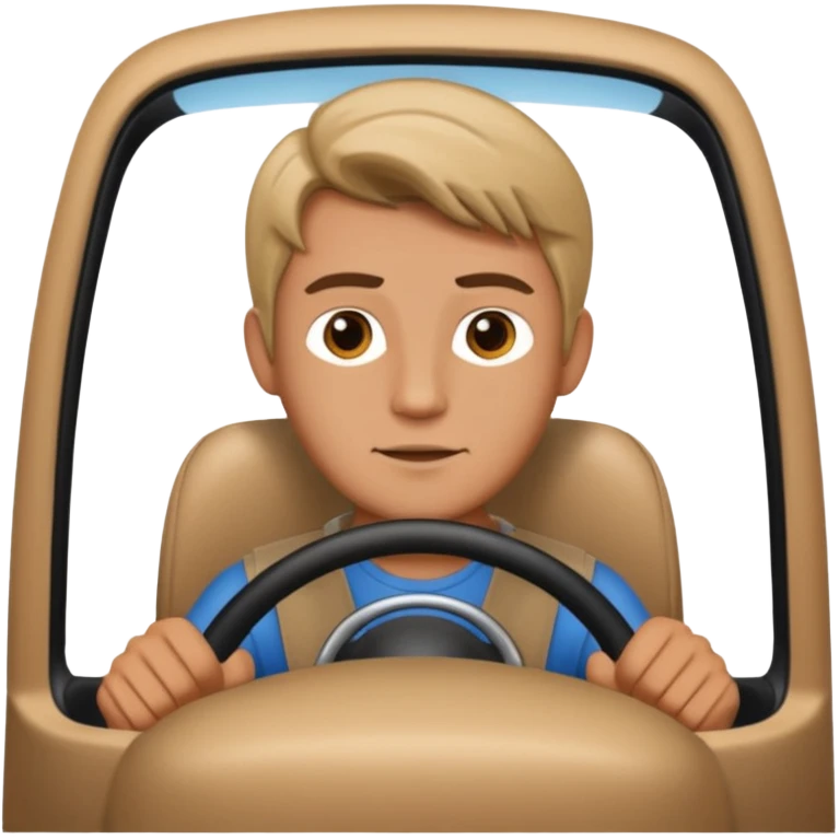 leon conduciendo emoji