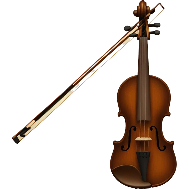 vintage patel brown violin emoji
