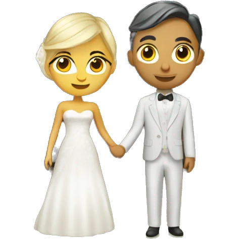 Fancy barn wedding emoji