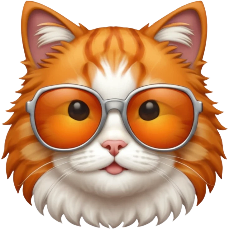 Cat wearing sunglasses emoji