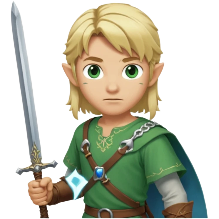 Link with the legend of zelda emoji
