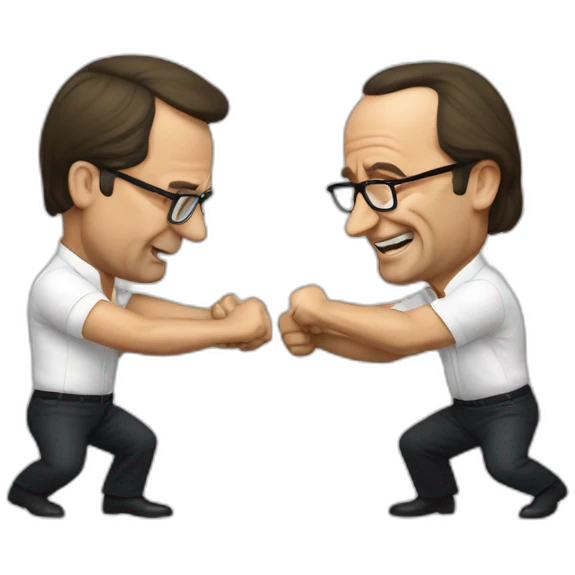 François Hollande fight emoji
