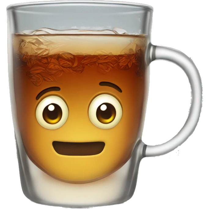 Tea in turkey glass emoji