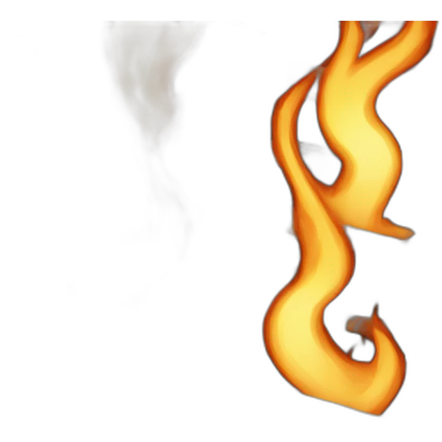 Set of servers on fire emoji