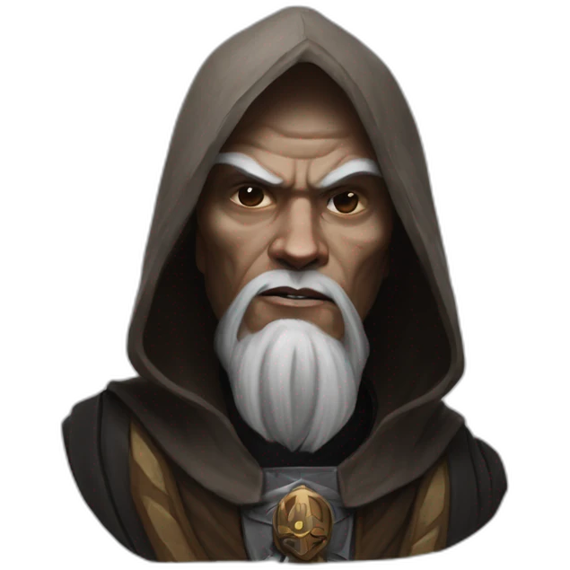 hyperrealist sith jedi in world of warcraft emoji