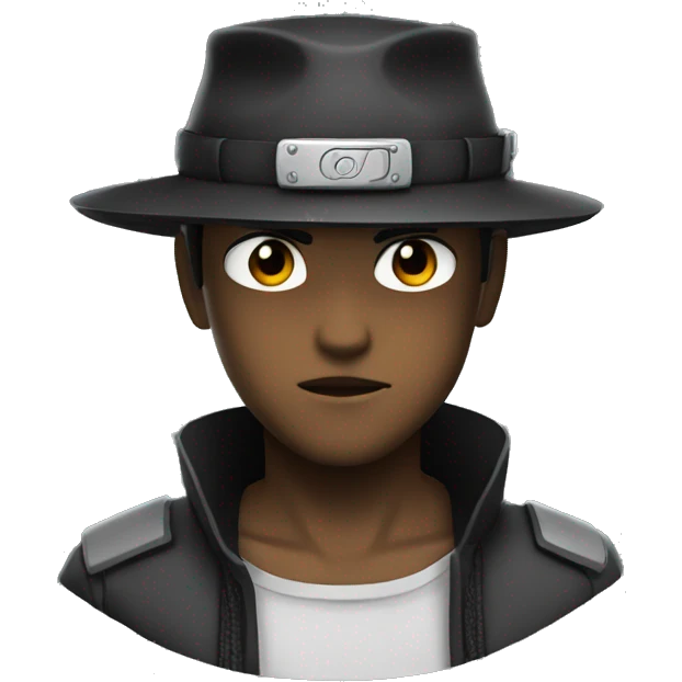 naruto noir emoji