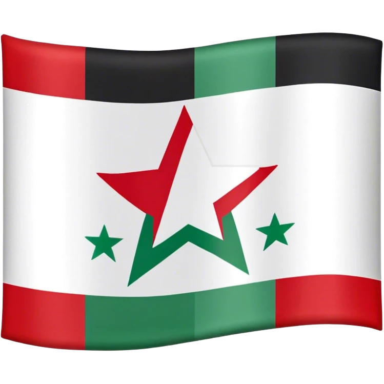 Syrian revolution flag emoji