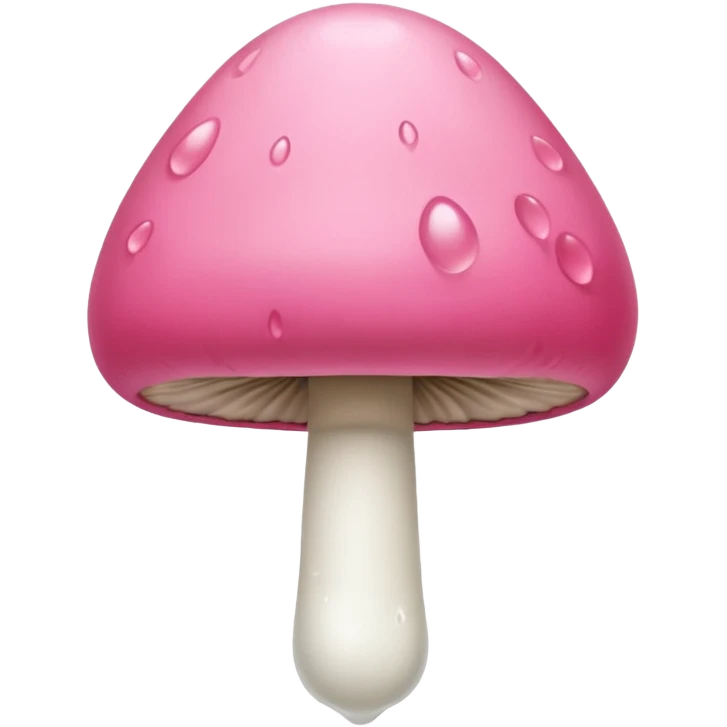 long, curved, veiny skin toned shaft with bulbous mushroom-shaped pink top. Milk squirts out of a small hole at the tip. emoji