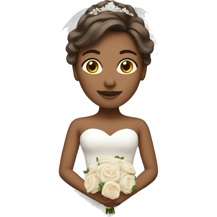 bride with medium skin tone emoji