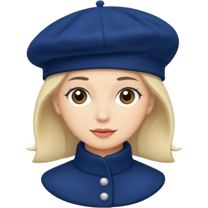 Winter beret emoji