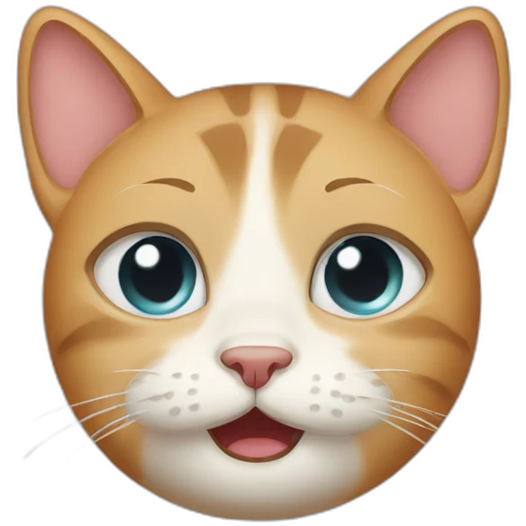 Crying cat emoji