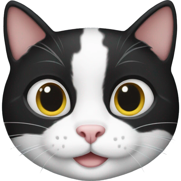 Tuxedo cat  emoji