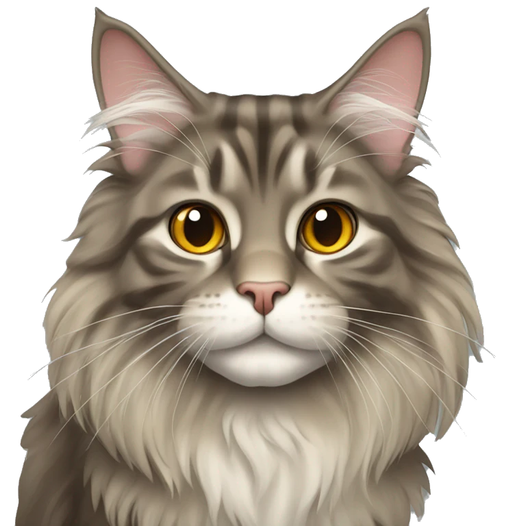 Maine coon cat emoji