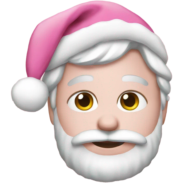 Pink christmas emoji