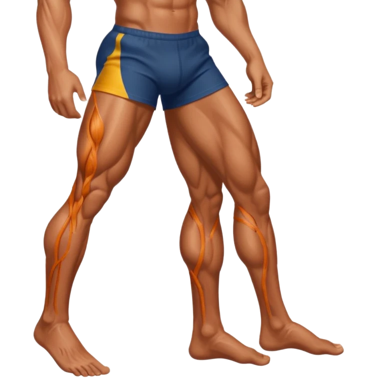 une jambe droit emoji