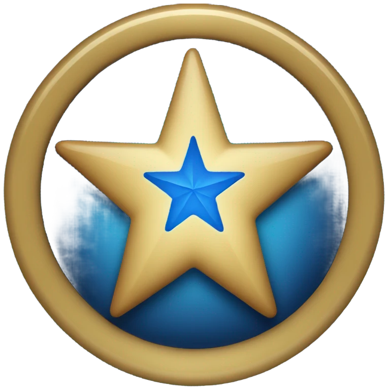 Blue star emoji