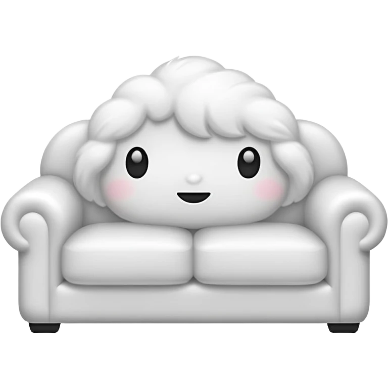 White couch emoji