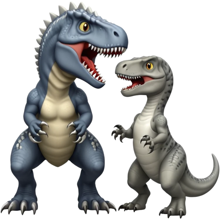 T rex vs indominus rex emoji