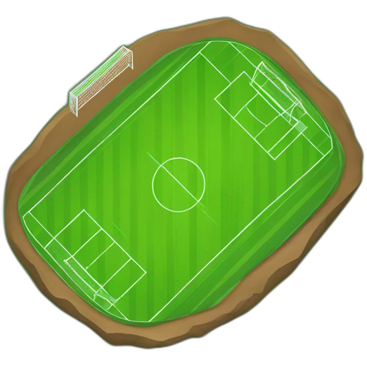 Terrain de foot emoji