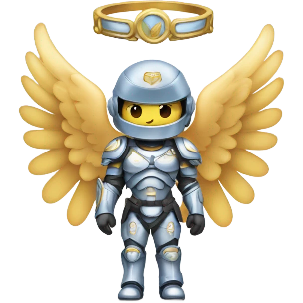 Un emoji con un ángel que diga armor cases emoji