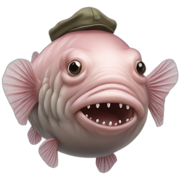 blobfish fisherman emoji