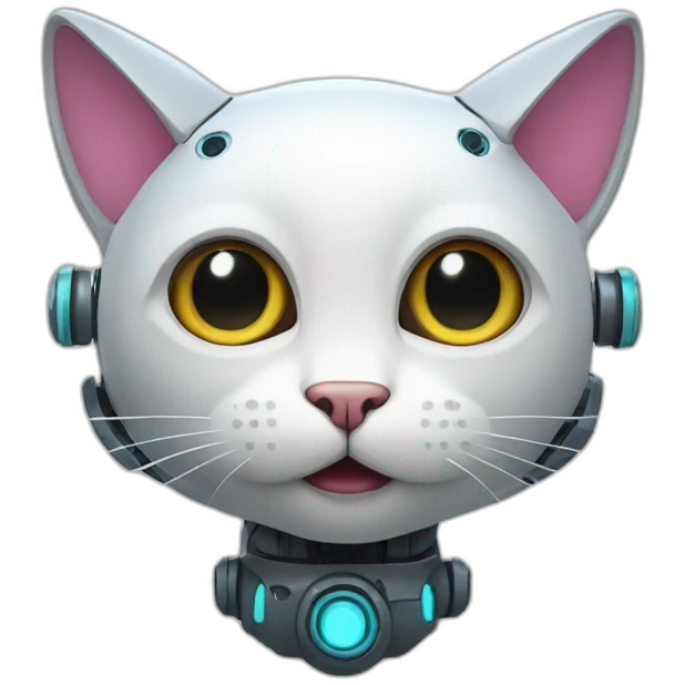 Cat robot emoji