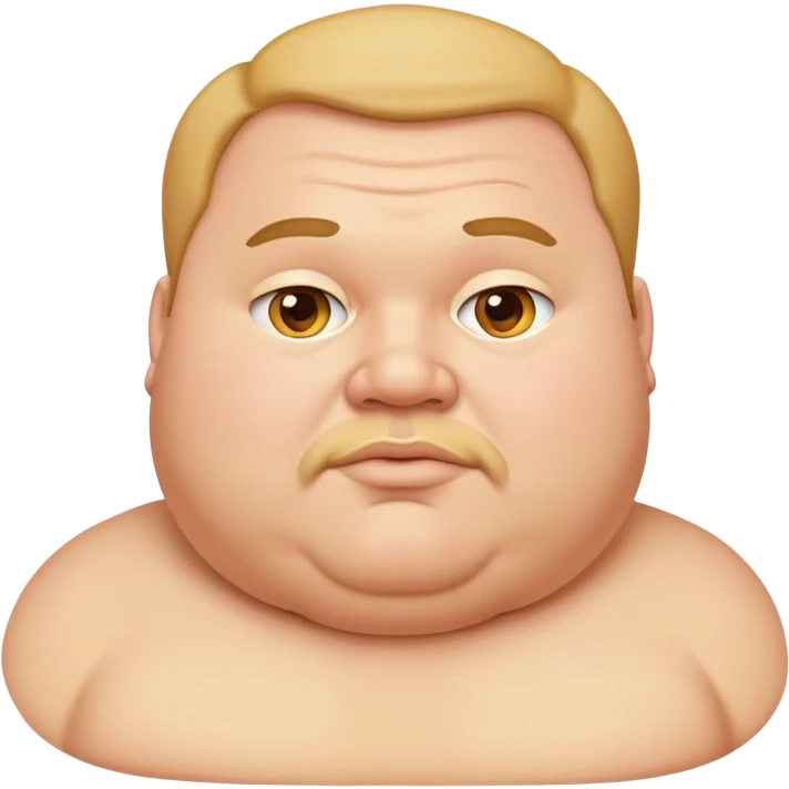 Fat man emoji