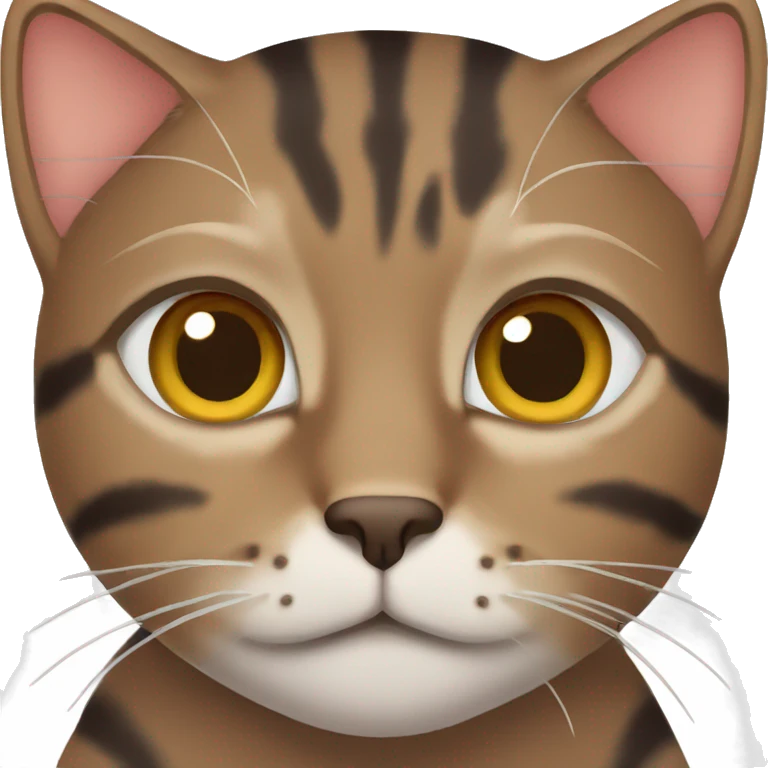 brown tabby cat emoji