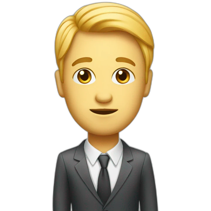 curious figure emoji for a team of business and data analyst emoji