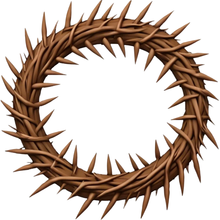 crown of thorns emoji