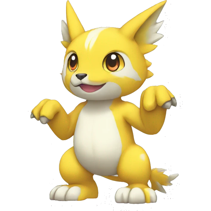cute cool Digimon-Fakemon-animal full body emoji