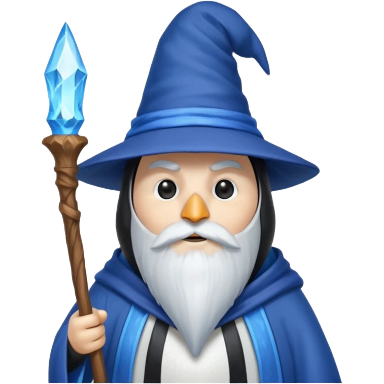 Penguin Wizard emoji