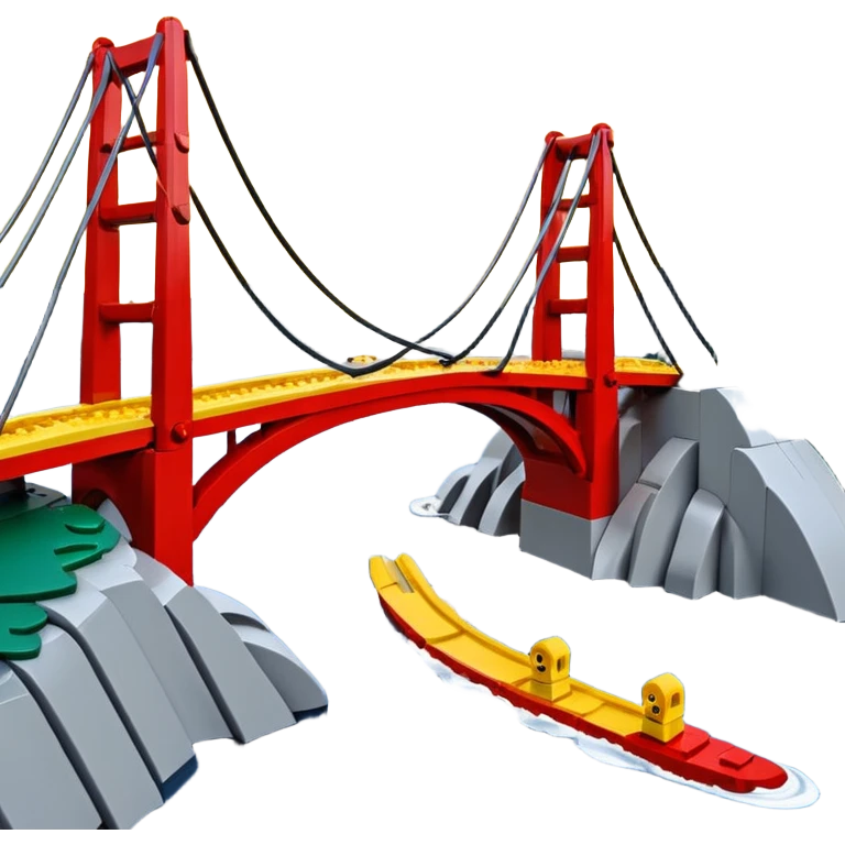 Edvard munch the scream landscape in Lego emoji