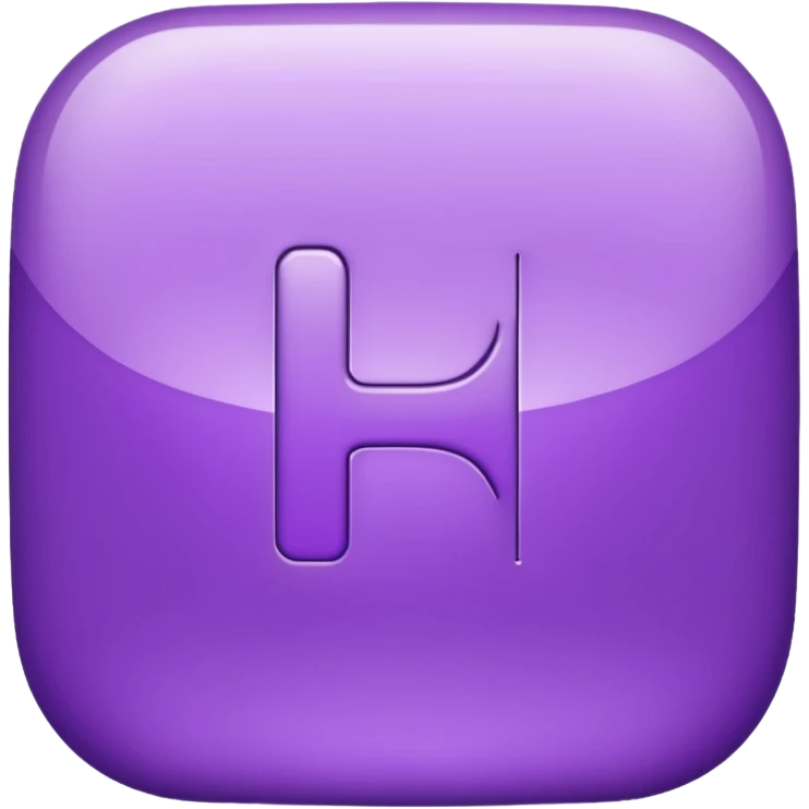 letter i purple emoji