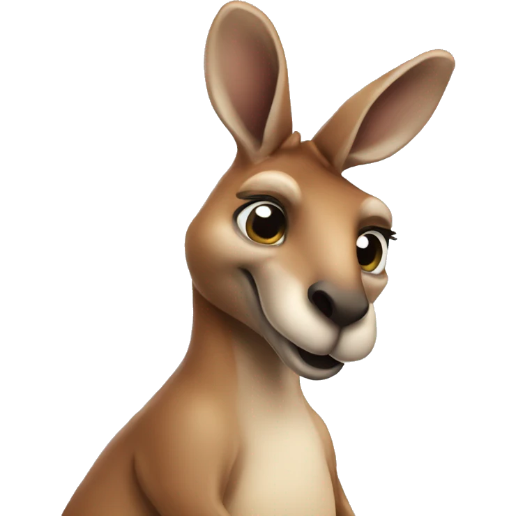A birthday kangaroo emoji