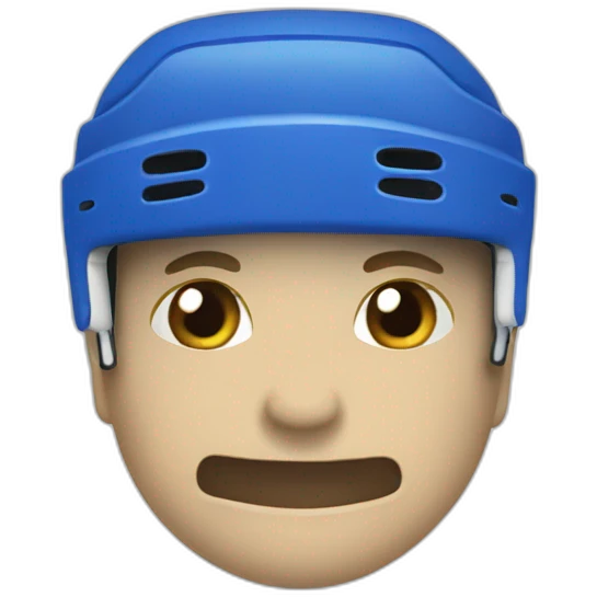 Patin de hockey emoji
