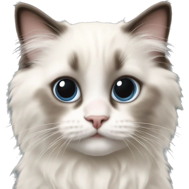 Ragdoll kitten emoji