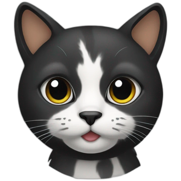 Cat black emoji