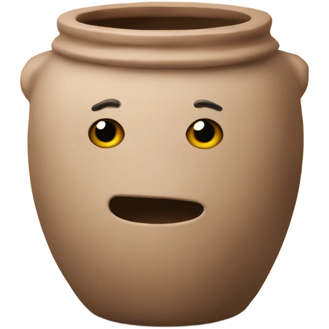 Clay jar emoji