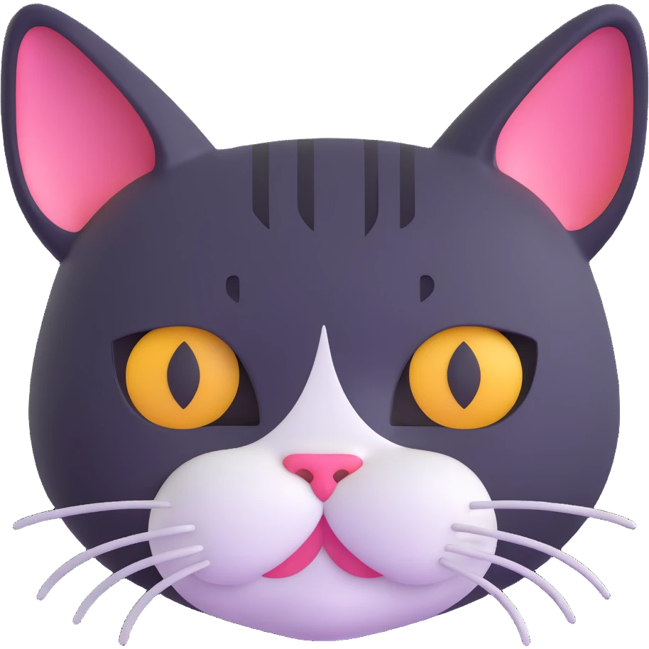 cute cat face emoji