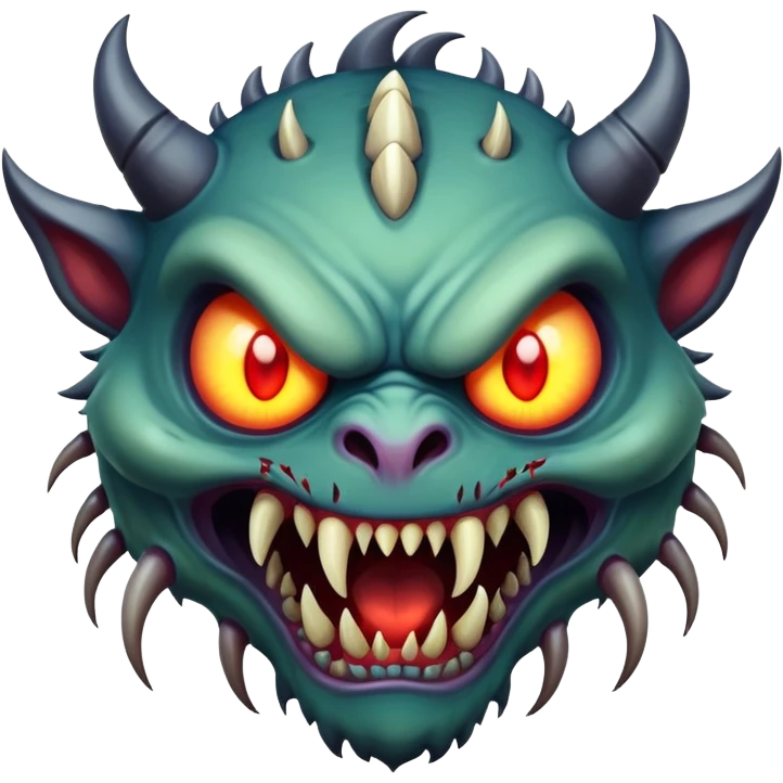 the scariest monster ever emoji