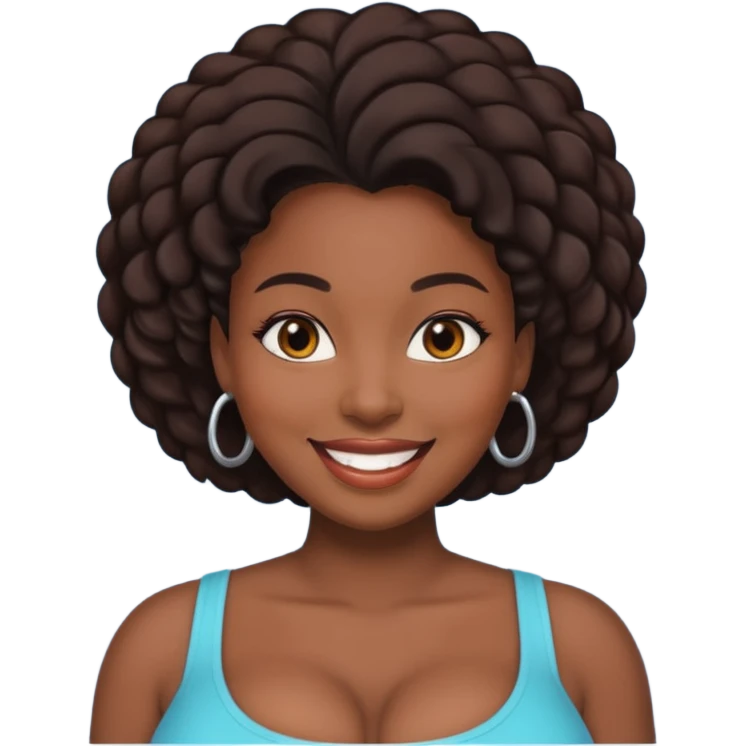 black woman big breast emoji emoji