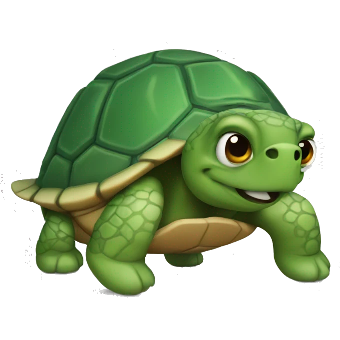 fast turtle emoji